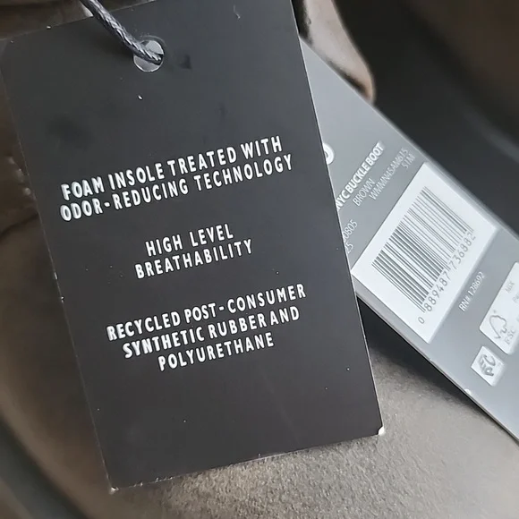 Madden NYC Faux Leather Buckle Combat Boots - Picture 9 of 13